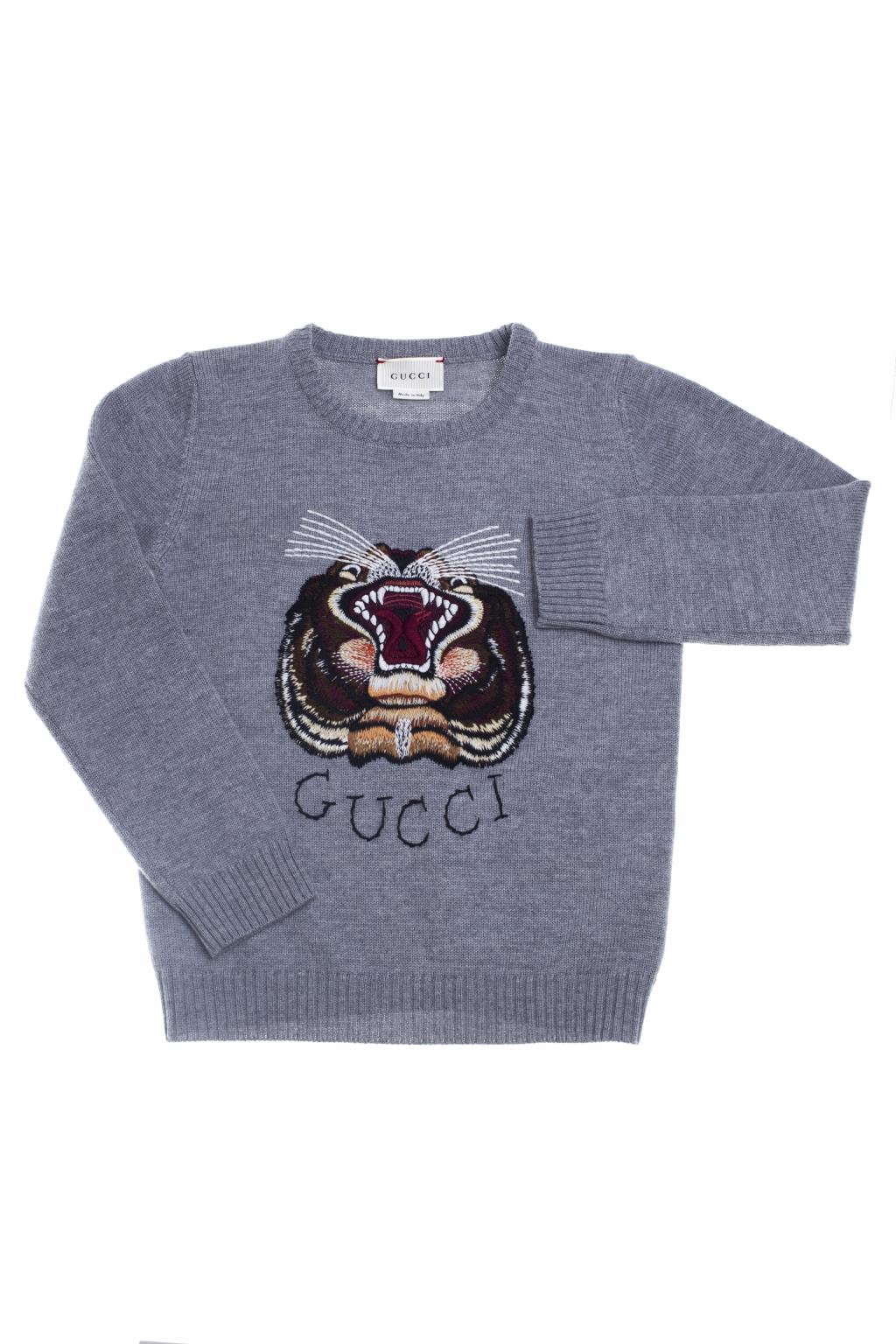 Gucci tiger sale head sweater